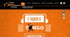 Desktop Screenshot of laquilatangofestival.com